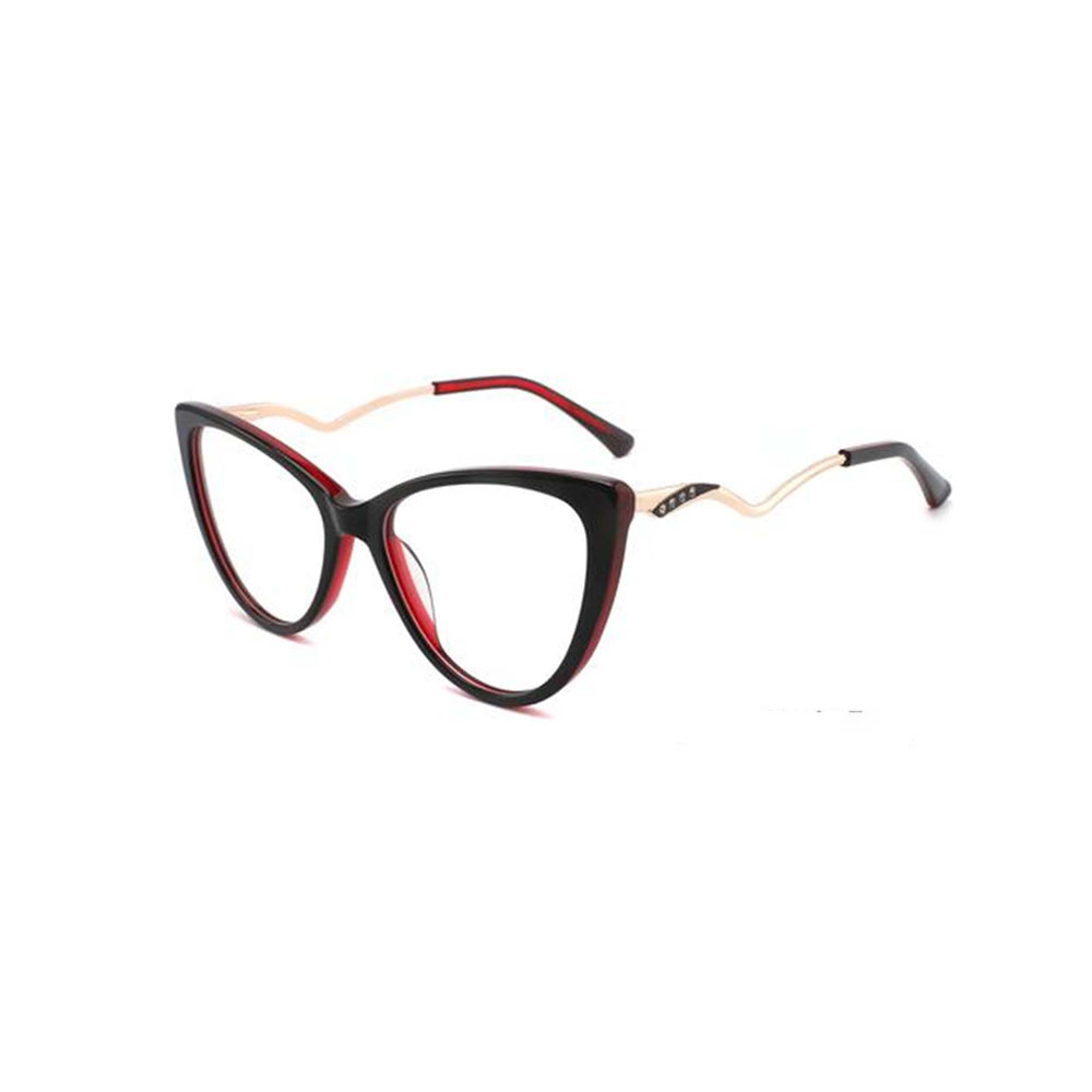 Gd New Cat Eye Combined Metal and Plastic  Optical Frame