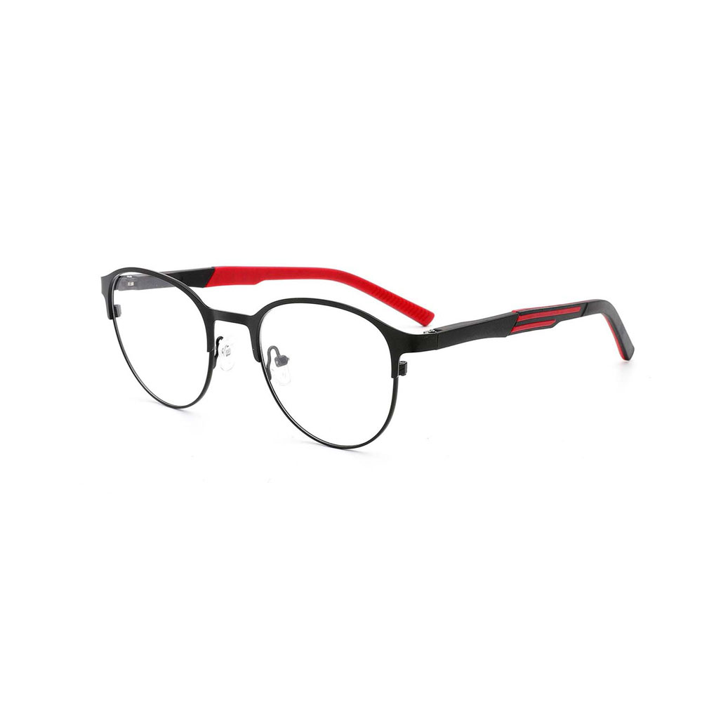 Gd 2024 Best Selling Round  Classic Metal Eyeglass Frames for Men