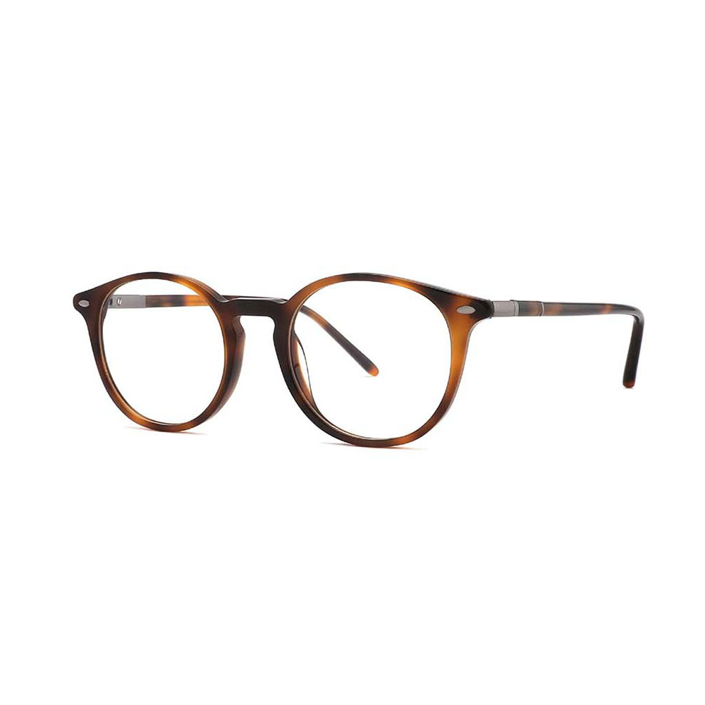 Gd Distinctive Round Shape Acetate Vigorous Black Retro Vintage Optical Frames