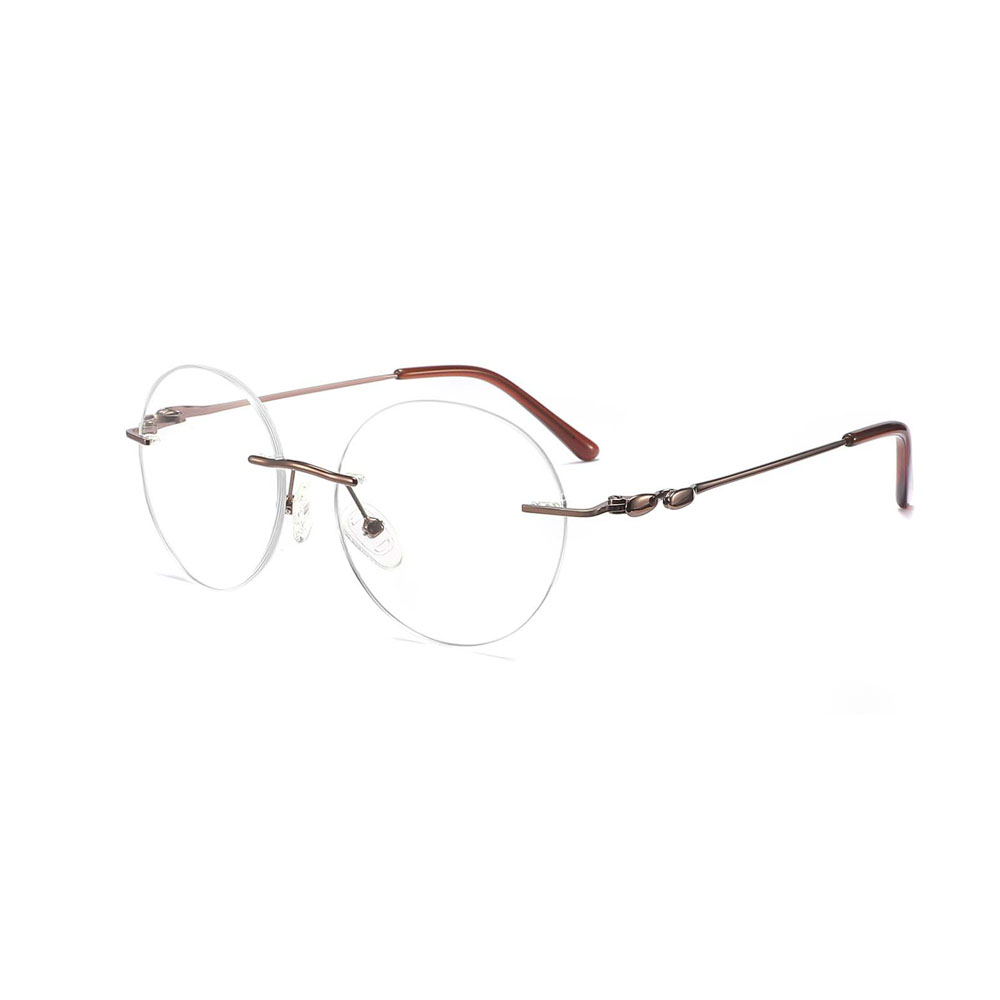 Gd Wholesale Frameless Eyewear Eye Glasses Optical Frame for Women Prescription Glasses