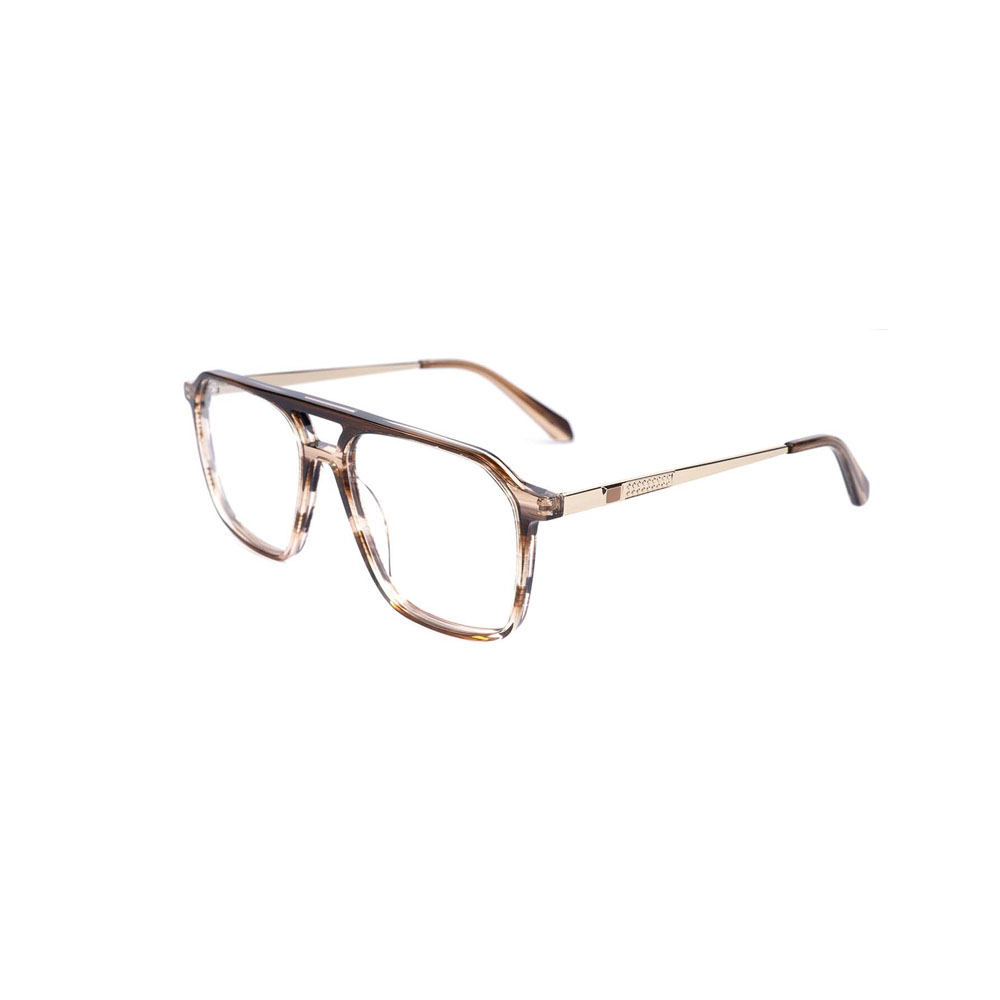 Gd Classical Square Shape Acetate  Mixed Metal Temple Colorful Wholesale Optical Frames