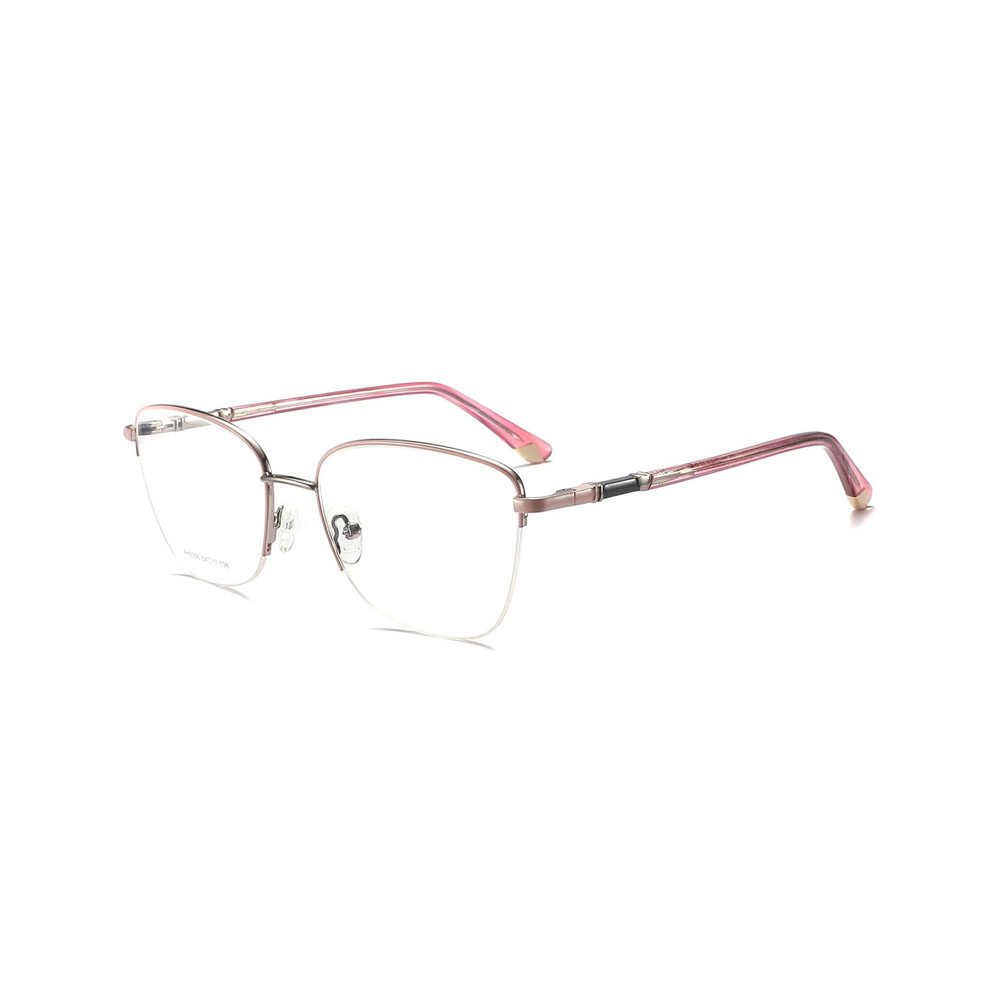 Gd New Fashion Metal Half Rim Eyeglasses for Women Full Rim Optical Frames