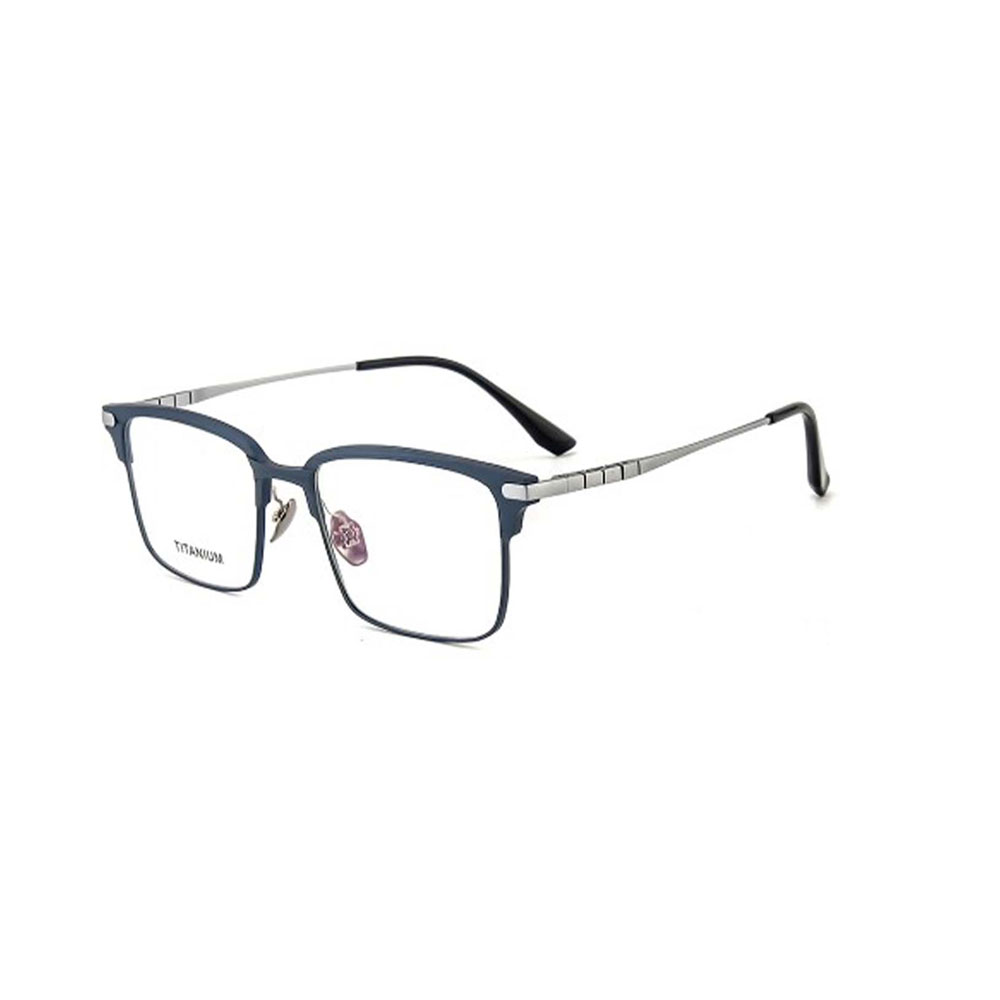 Gd Full Rim Aluminium Frame Titanium Temples Square Lens Shape for Men Optical Frames