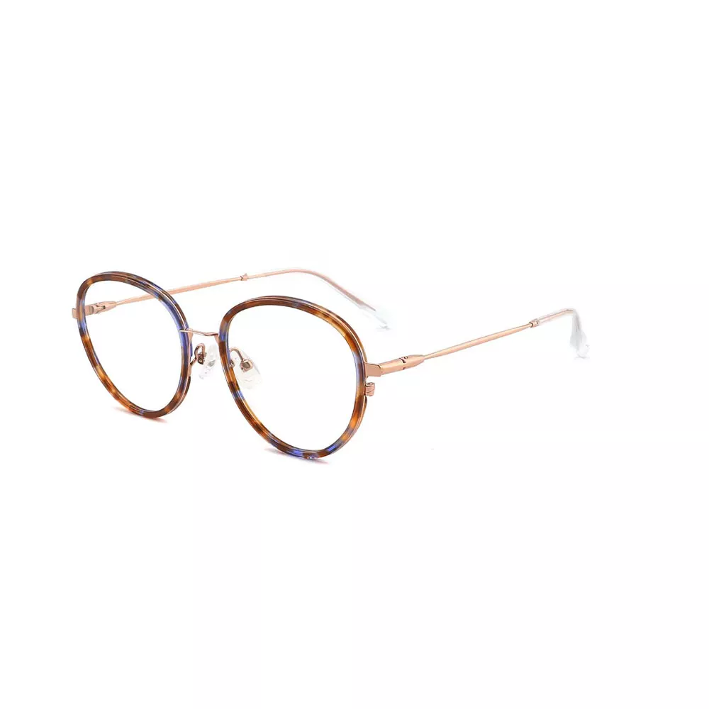 Gd Ultra Light Titanium Fashion Retro Circular Unisex Optical Frames
