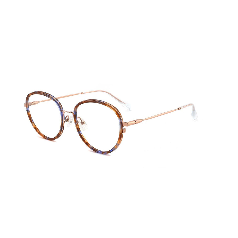 Gd Ultra Light Titanium Fashion Retro Circular Unisex Optical Frames