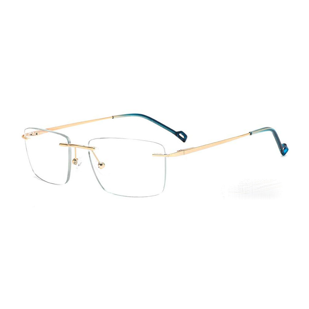 Gd Simple Frameless High Quality Metal Optical Frame