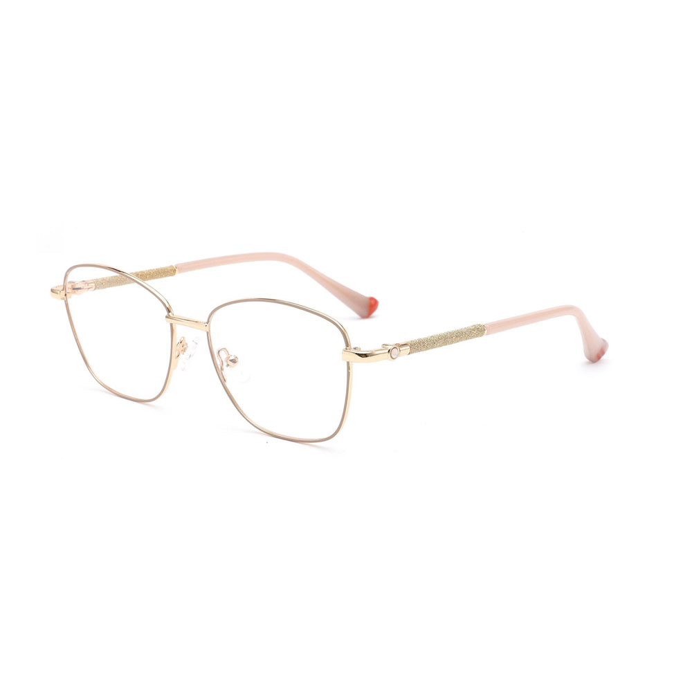 Gd 2024 Newest Design Round Shape Optical Eyeglasses Frame Metal Women Eyeglass Frames