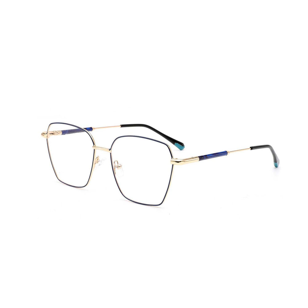 Gd Fashionable Irregular Metal Durable Unisex Eyeglasses Optical Frames