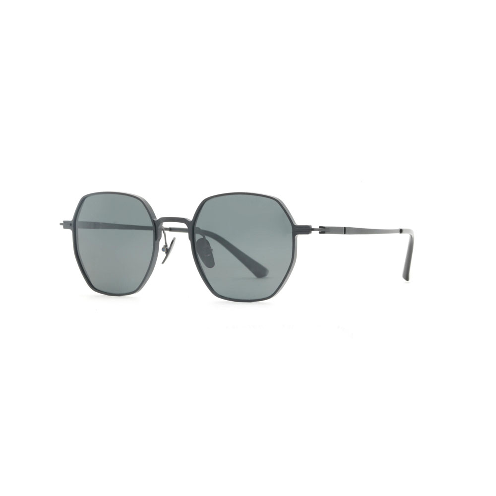 Gd Fashion Polygon Aluminum frame Titanium legs Metal Sunglasses