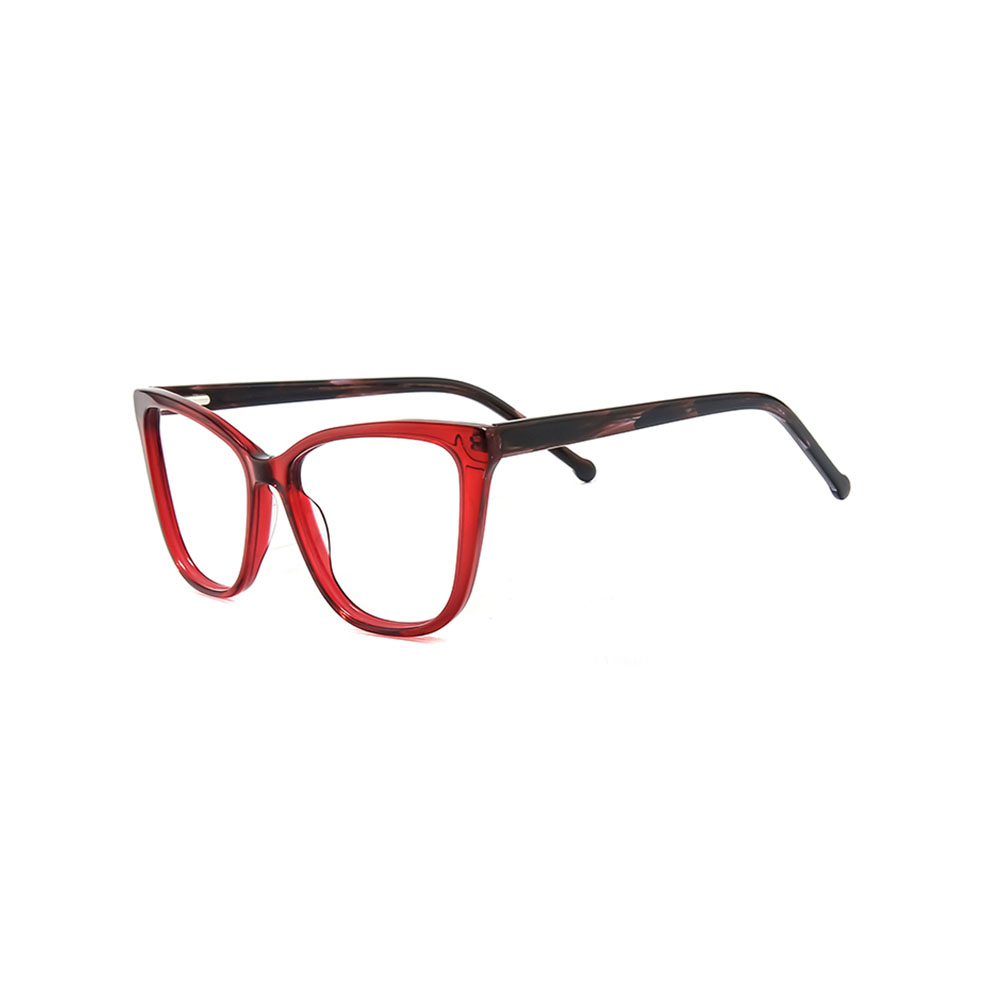 Gd Promotional Big Frame Cat Eye Shape Acetate Optical Frame