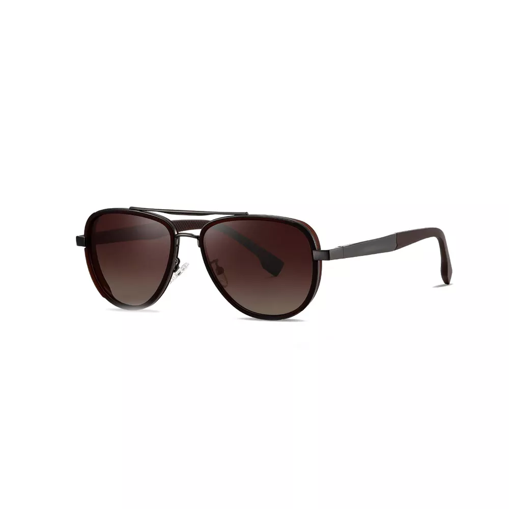 Gd Vintage Full-Frame Luxury Men Metal Sunglasses