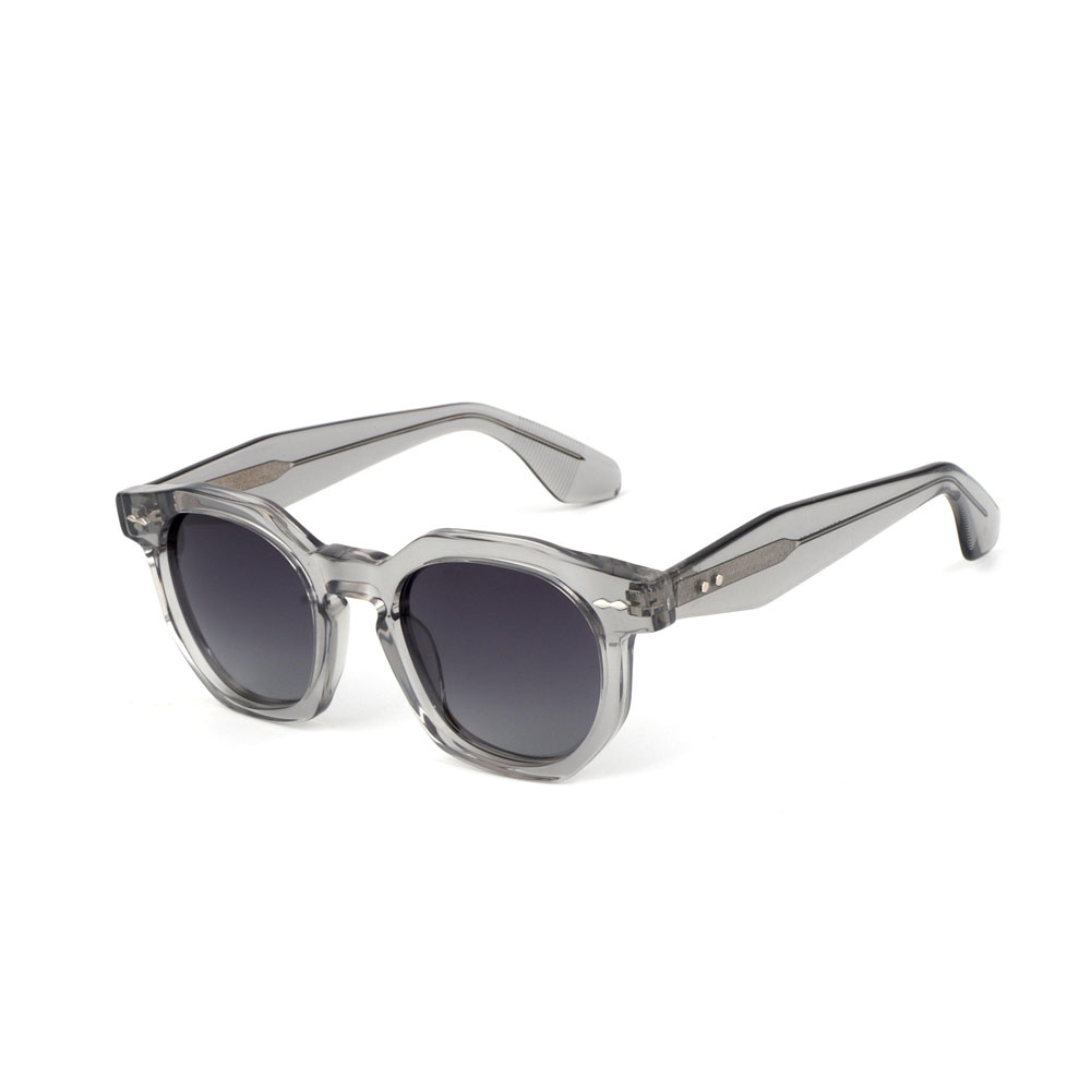 Gd European and American Thickened Small Frame Retro Acetate Sunglasses