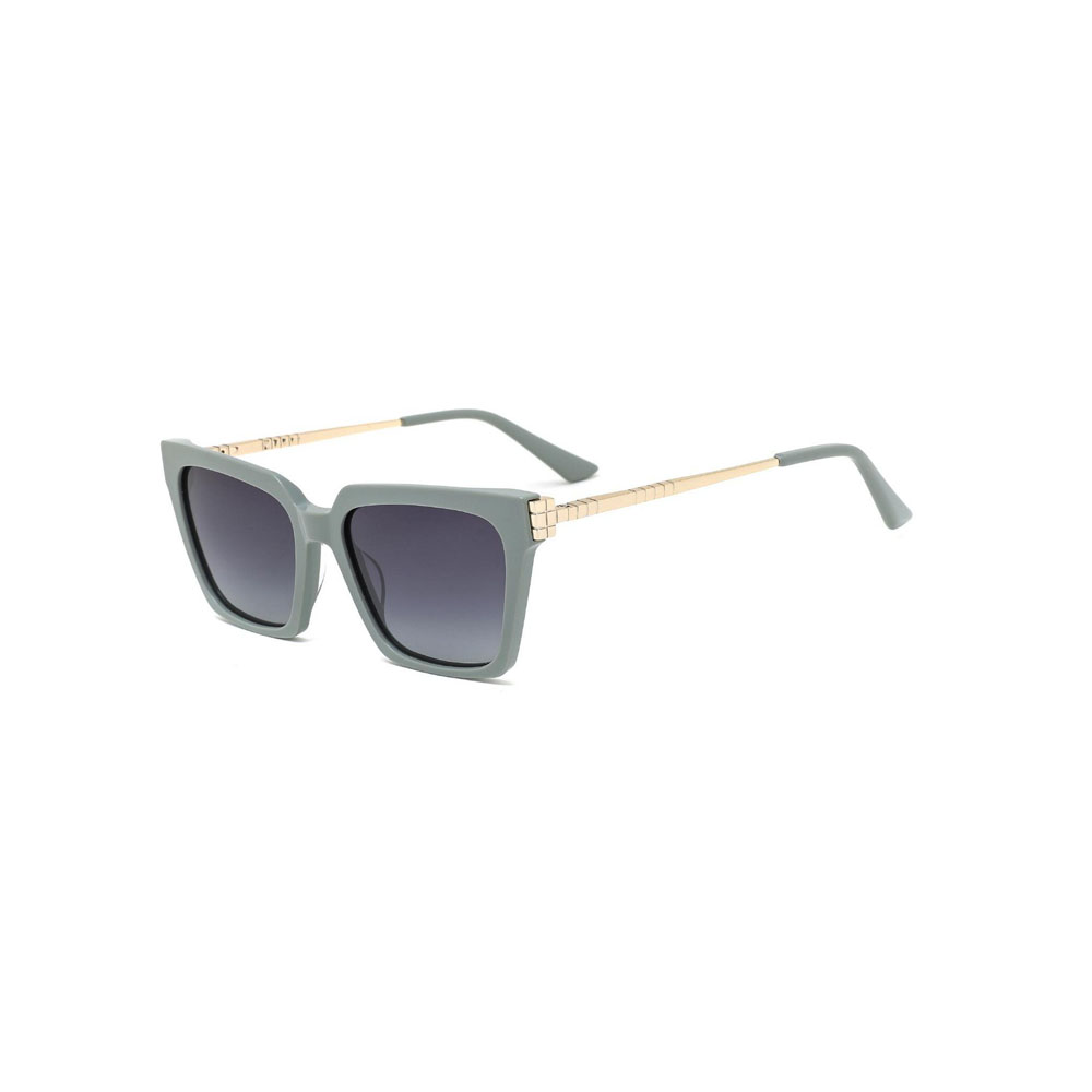 Gd Vintage Acetate Frame With Metal Temple Sunglasses