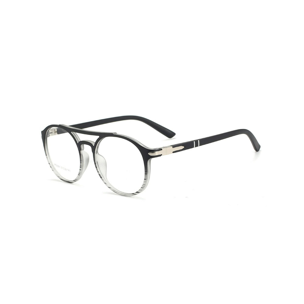 Gd Beautiful Double Bridge Round Shape Tr Optical Frames