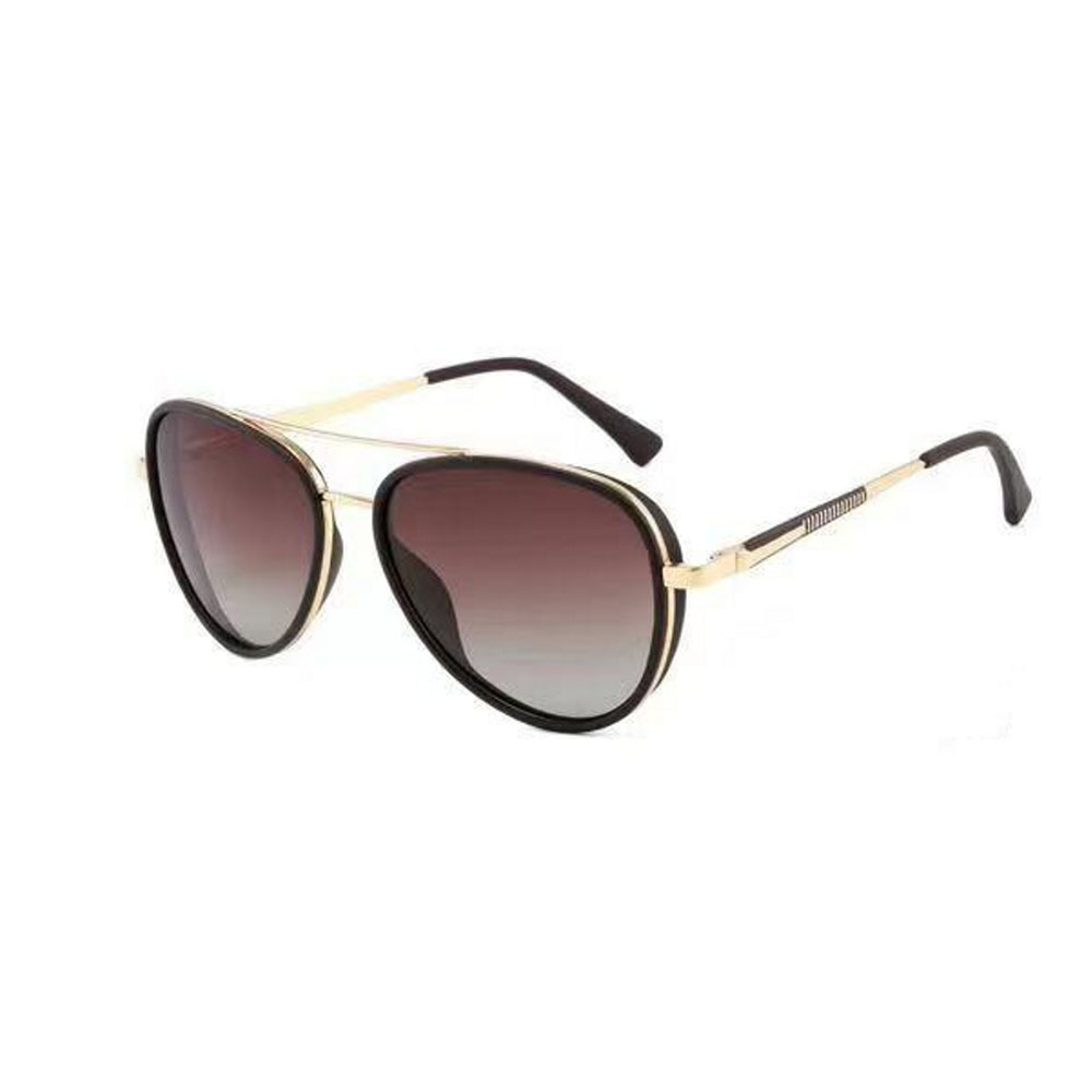 Gd Vintage Full-Frame Double Bridge Glasses Luxury Metal Sunglasses