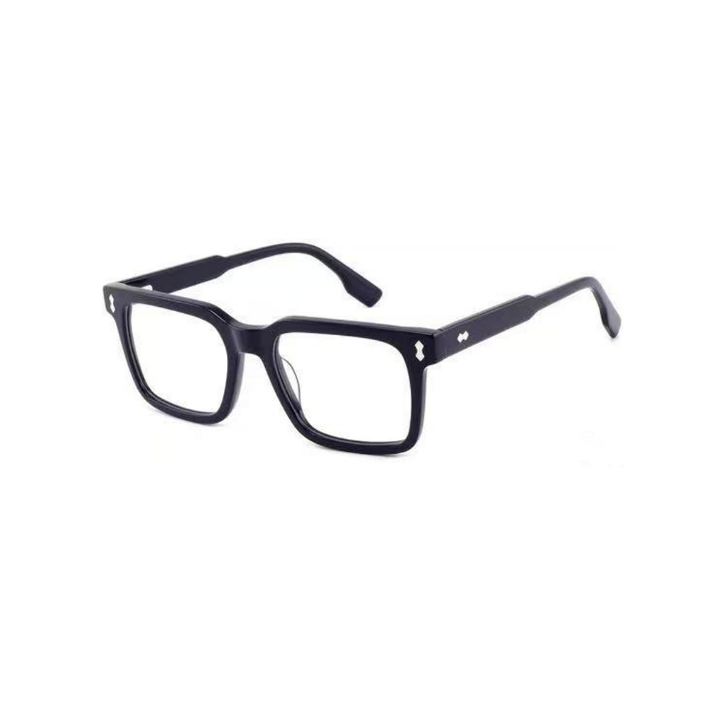 Gd Retro Design Square Shape Classic Black Acetate Optical Frames