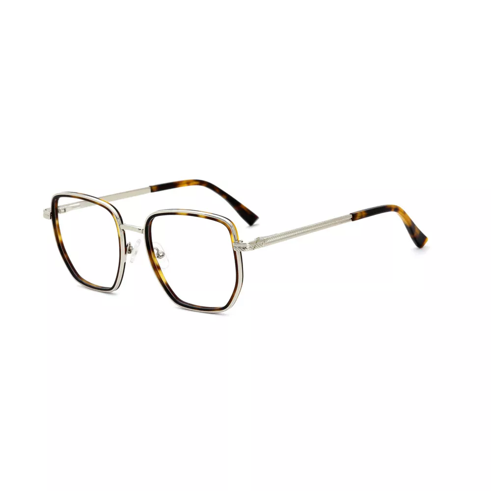 Gd Fashionable Eyeglasses Italy Designer Colorful Metal Optical Frames