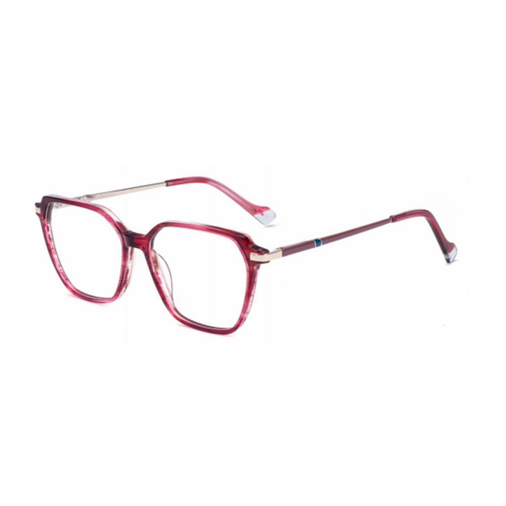 Gd Unique Style Irregular Shape Acetate & Metal Glasses Optical Frames