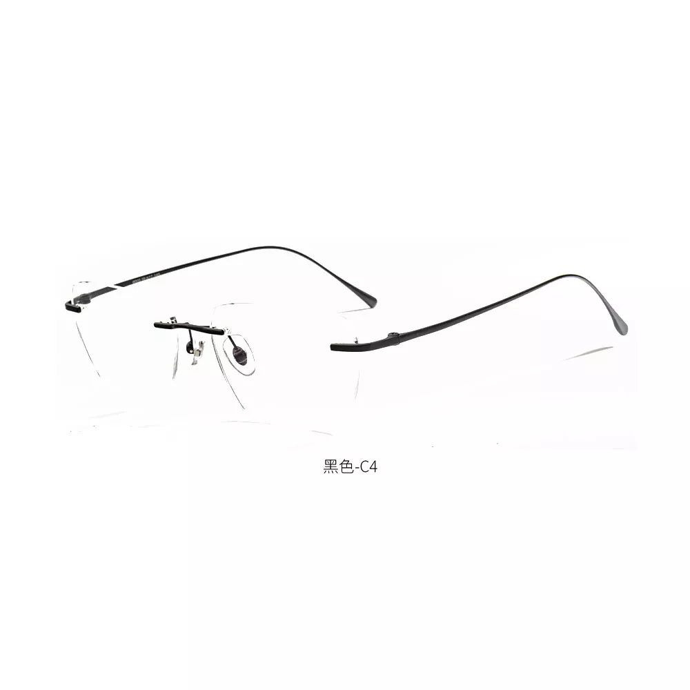 Gd Rimless Metal High End Optical Glasses Latest Fashion Classic Optical Frame