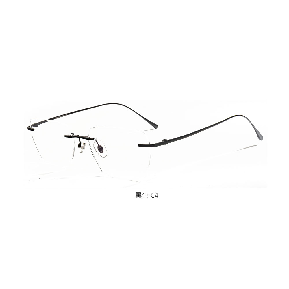 Gd Rimless Metal High End Optical Glasses Latest Fashion Classic Optical Frame