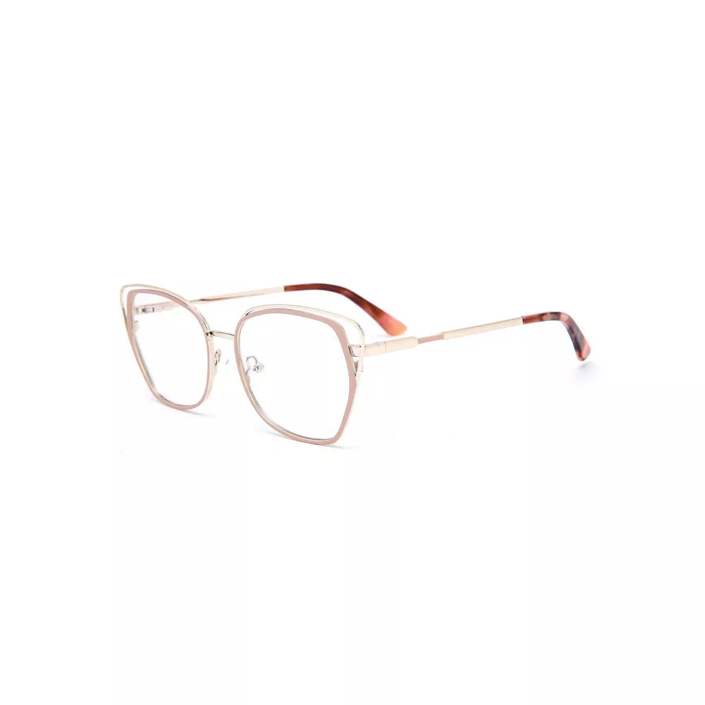 Gd South American Style High-End Hollow Cat-Eye Metal Optical Frame
