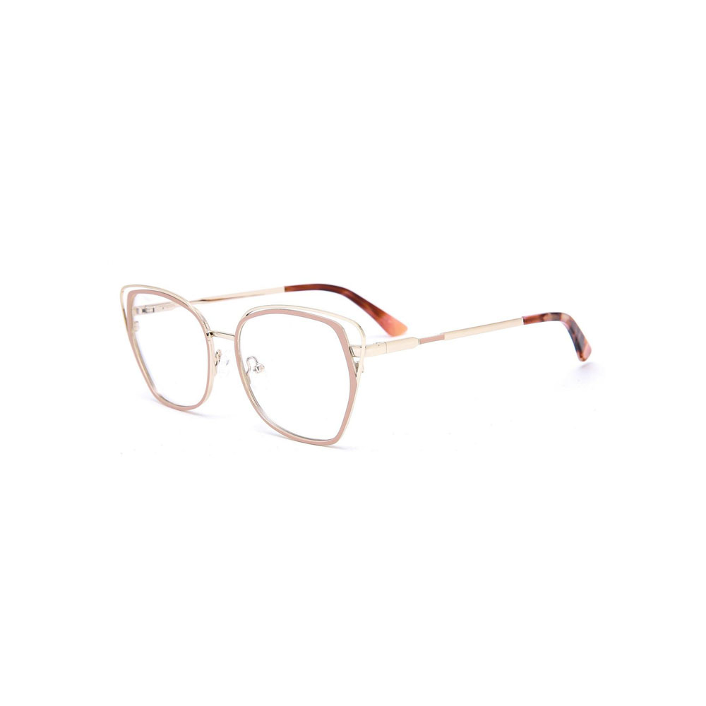 Gd South American Style High-End Hollow Cat-Eye Metal Optical Frame