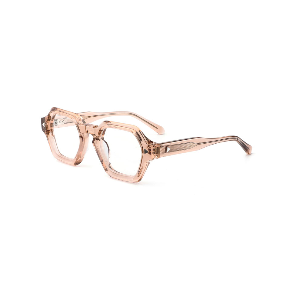 Gd Fashionable And Beautiful Small Frame Polygonal Acetate Glasses Frame