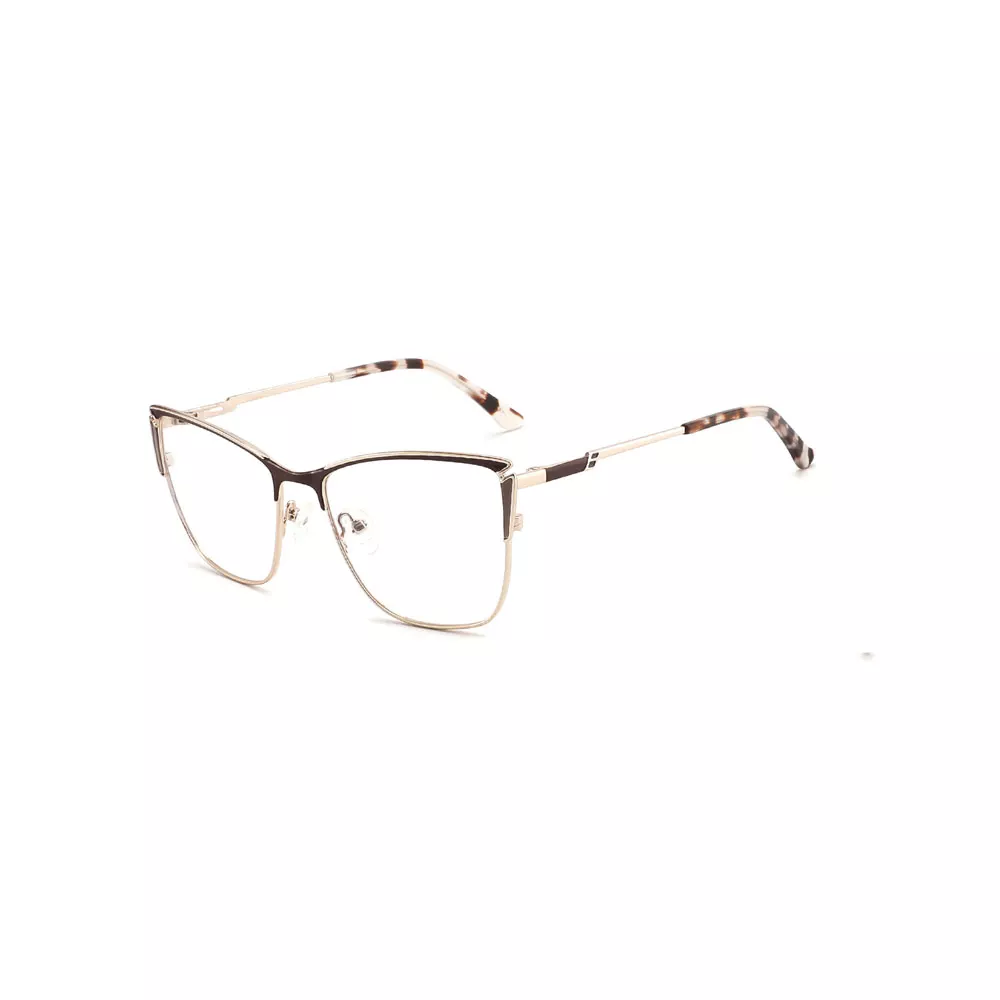 Gd New Fashion Beautiful Cat Eye Metal Optical Frame