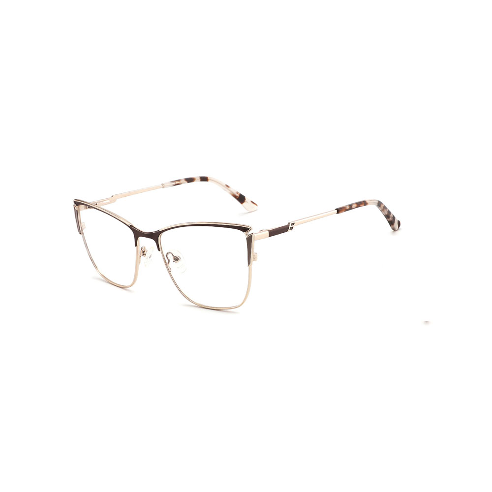 Gd New Fashion Beautiful Cat Eye Metal Optical Frame