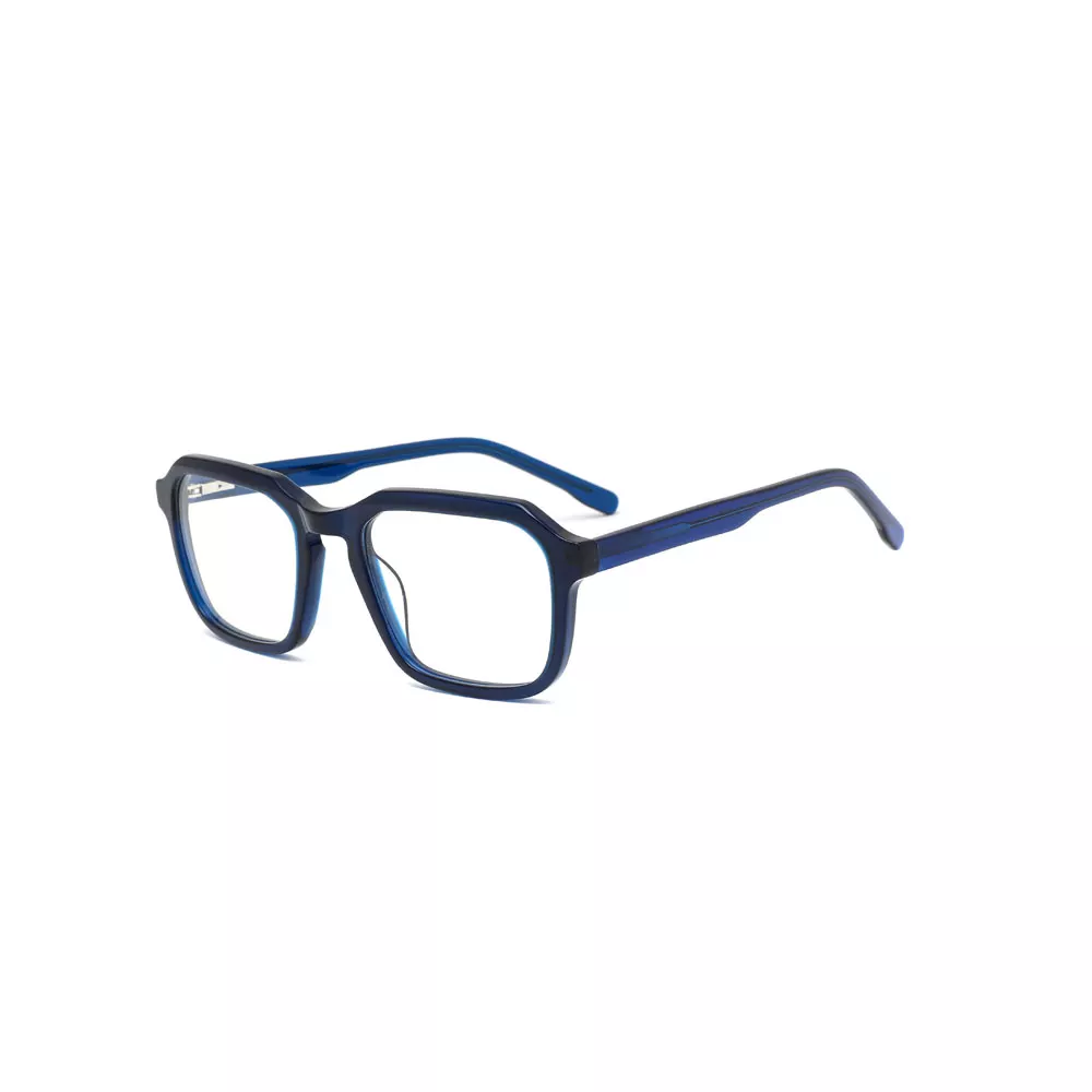 Gd Classic Black Men Square Pure Acetate Optical Glasses