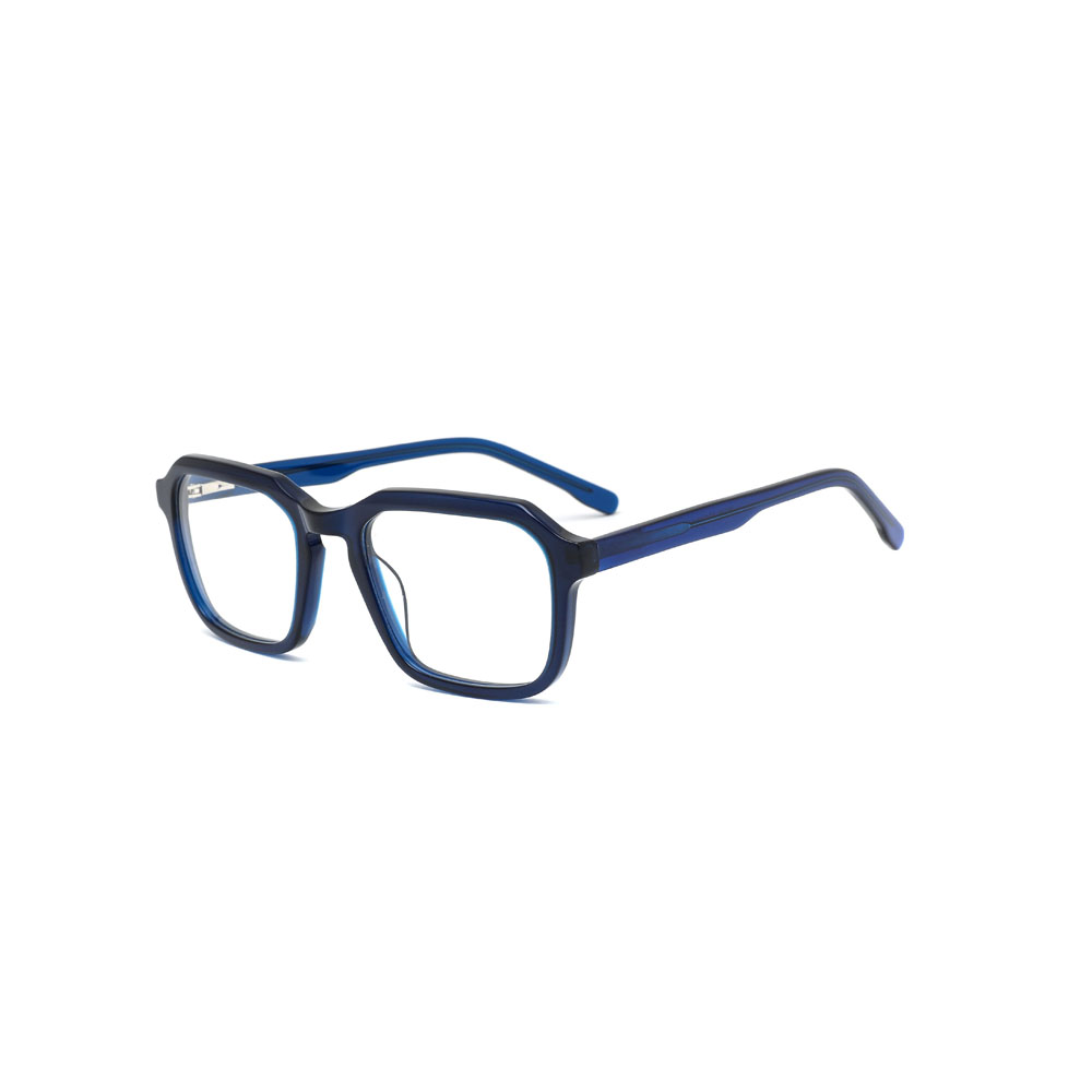 Gd Classic Black Men Square Pure Acetate Optical Glasses