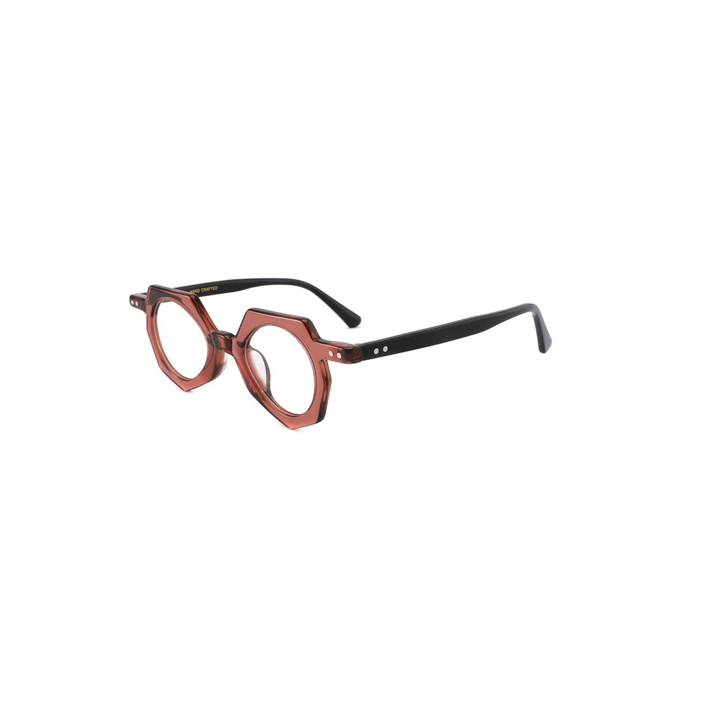 Gd Bright Color Irregular Unisex Acetate & Metal Sunglasses