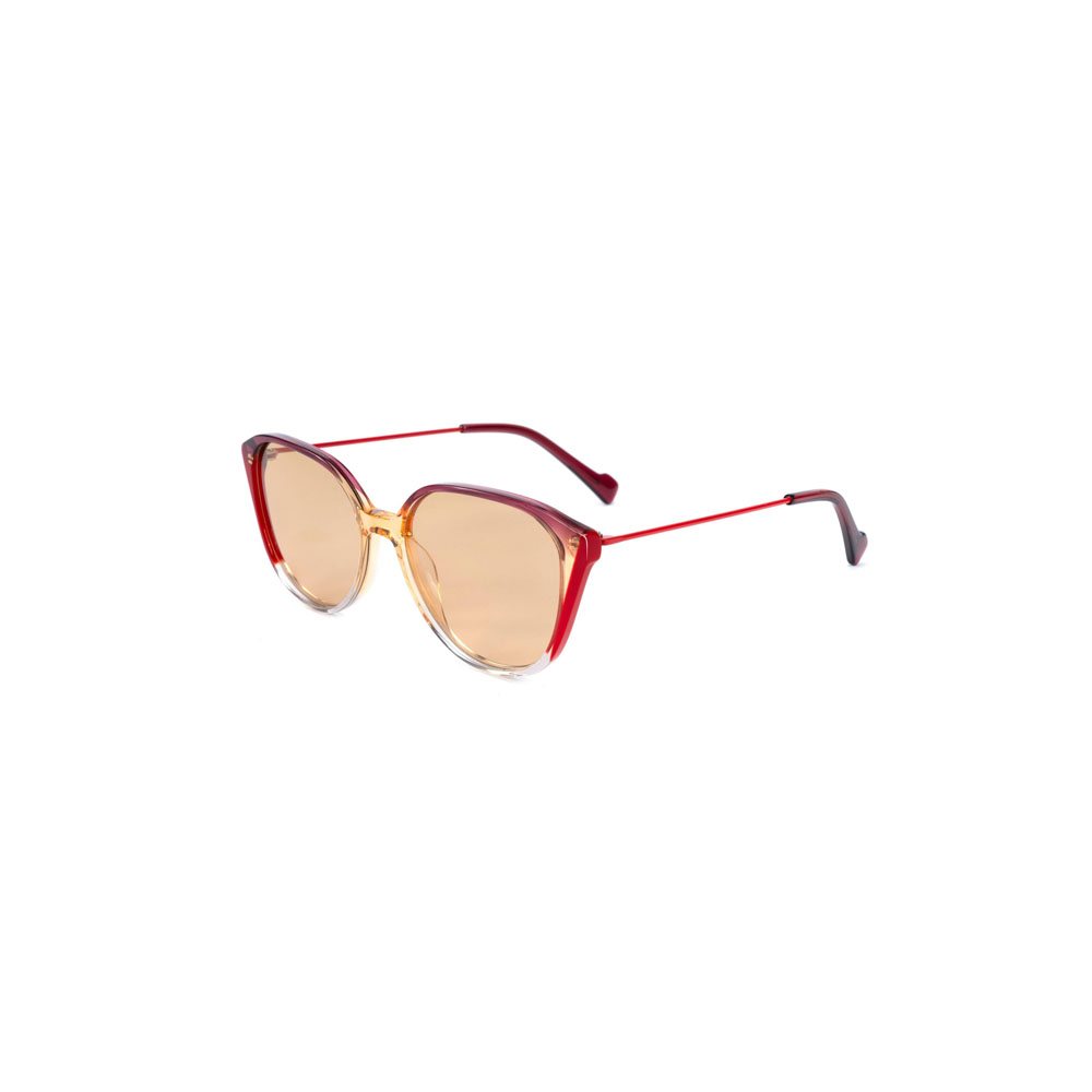 Gd Popular Fashion Colour Acetate Frame With Metal Temple Sunglasses