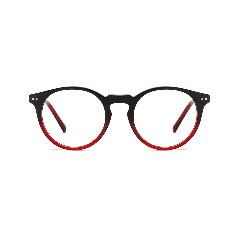 Gd Bicolored Stylish Round Popular Products Unisex Acetate Eyeglasses