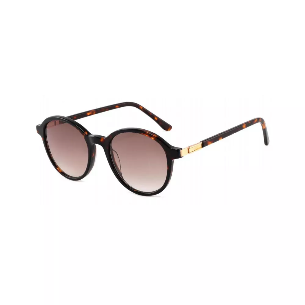 Gd High Quality Modern Round Nylon Lenses Men Acetate Sunglasses