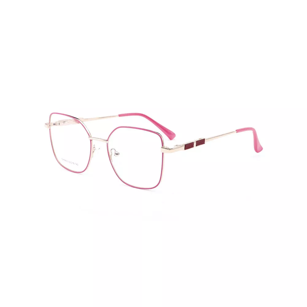 Gd New Fashion Colorful Rims Beautiful Metal Women Optical Eyewear