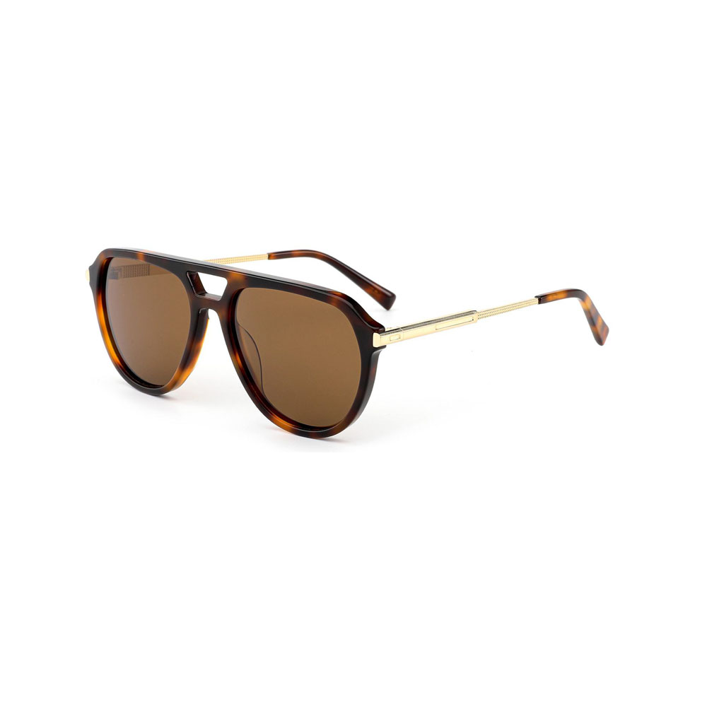 Gd Double Bridge High-End Quality Timeless Shape Acetate Unisex Sunglasses