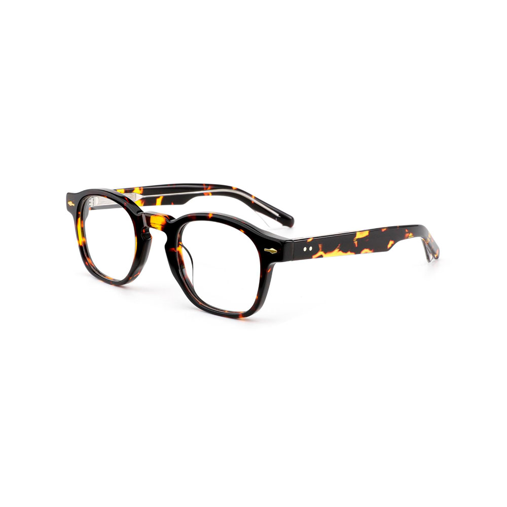 Gd Unisex Small Round Frame Top-Quality Acetate Optical Frame