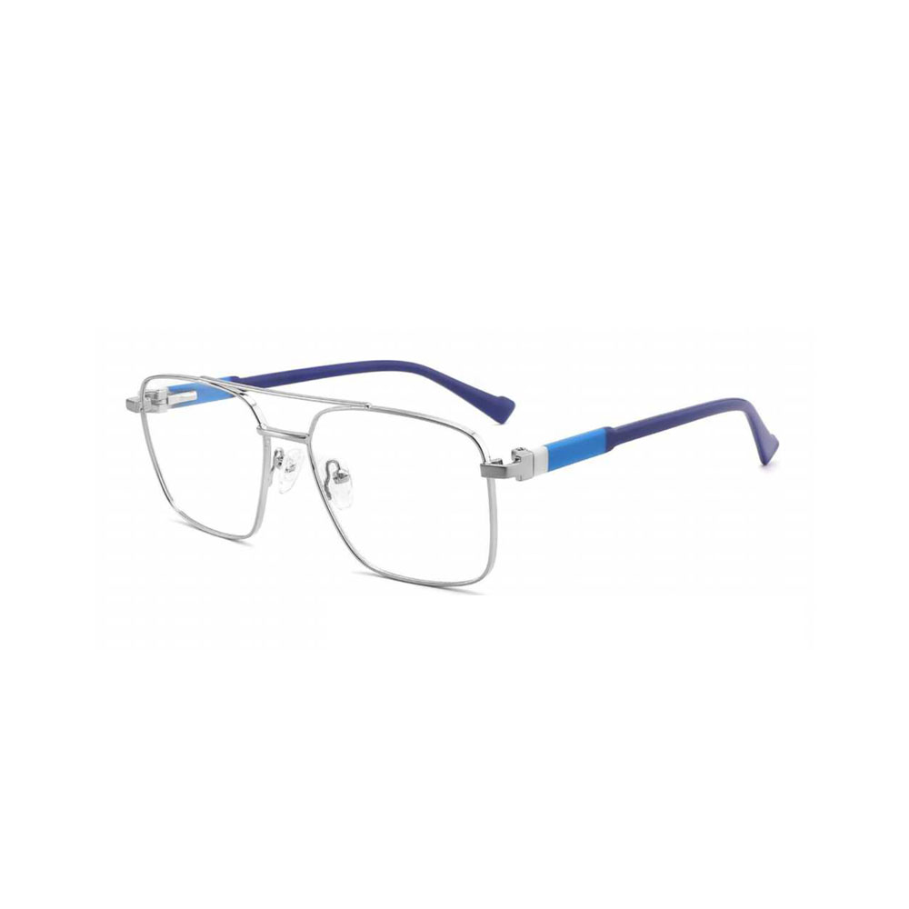 Gd Double Bridge Unisex Sturdy Trending Designer Metal Optical Eyewear
