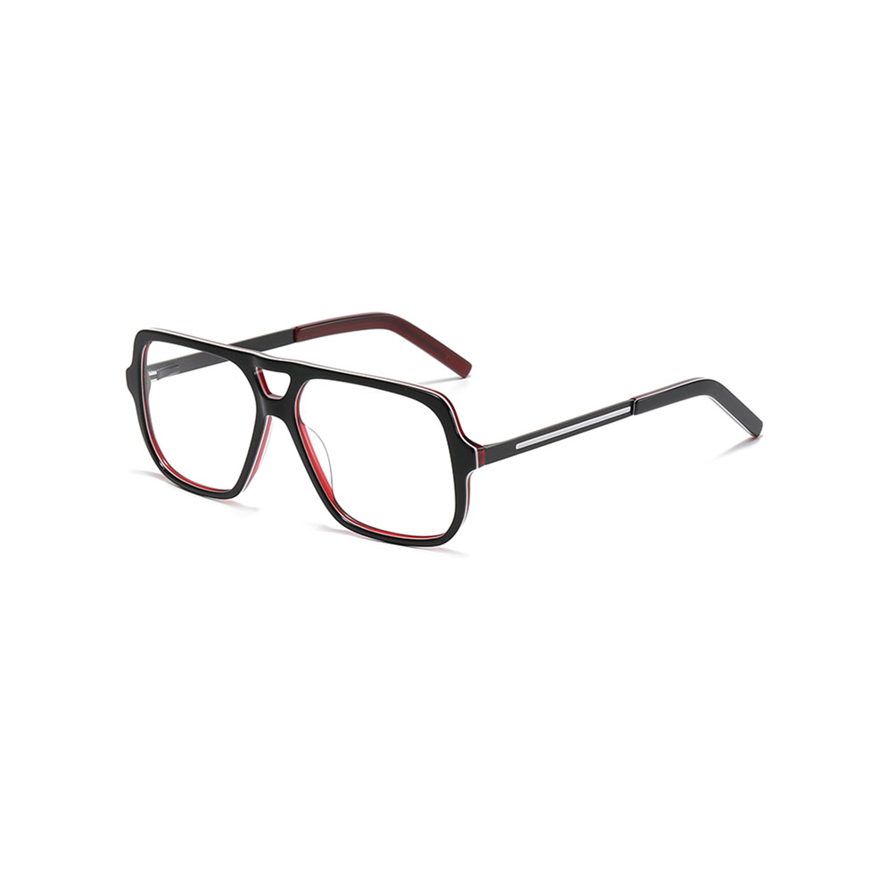 Gd Best Selling Men Double Bridge Handmade Acetate Optical Frame