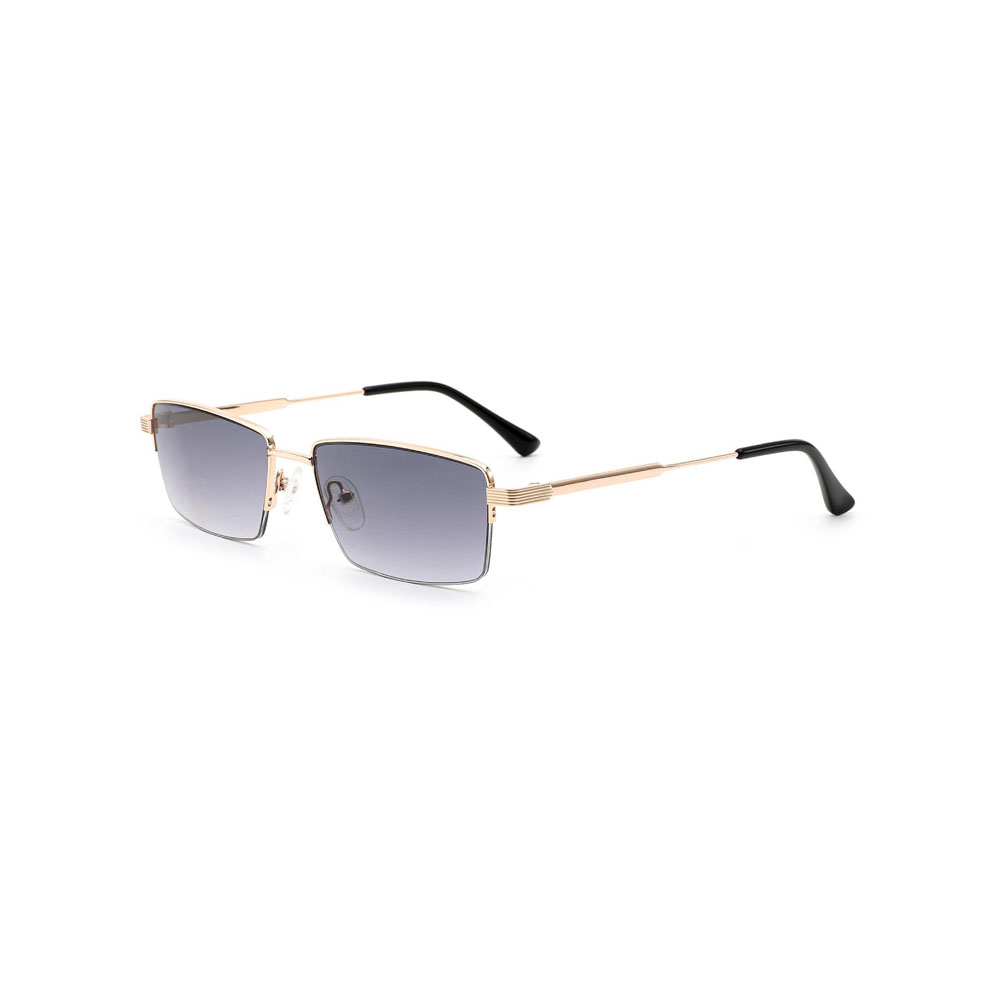 Gd Factory Wholesale Classic Rectangle Artisanal Men Metal Sunglasses