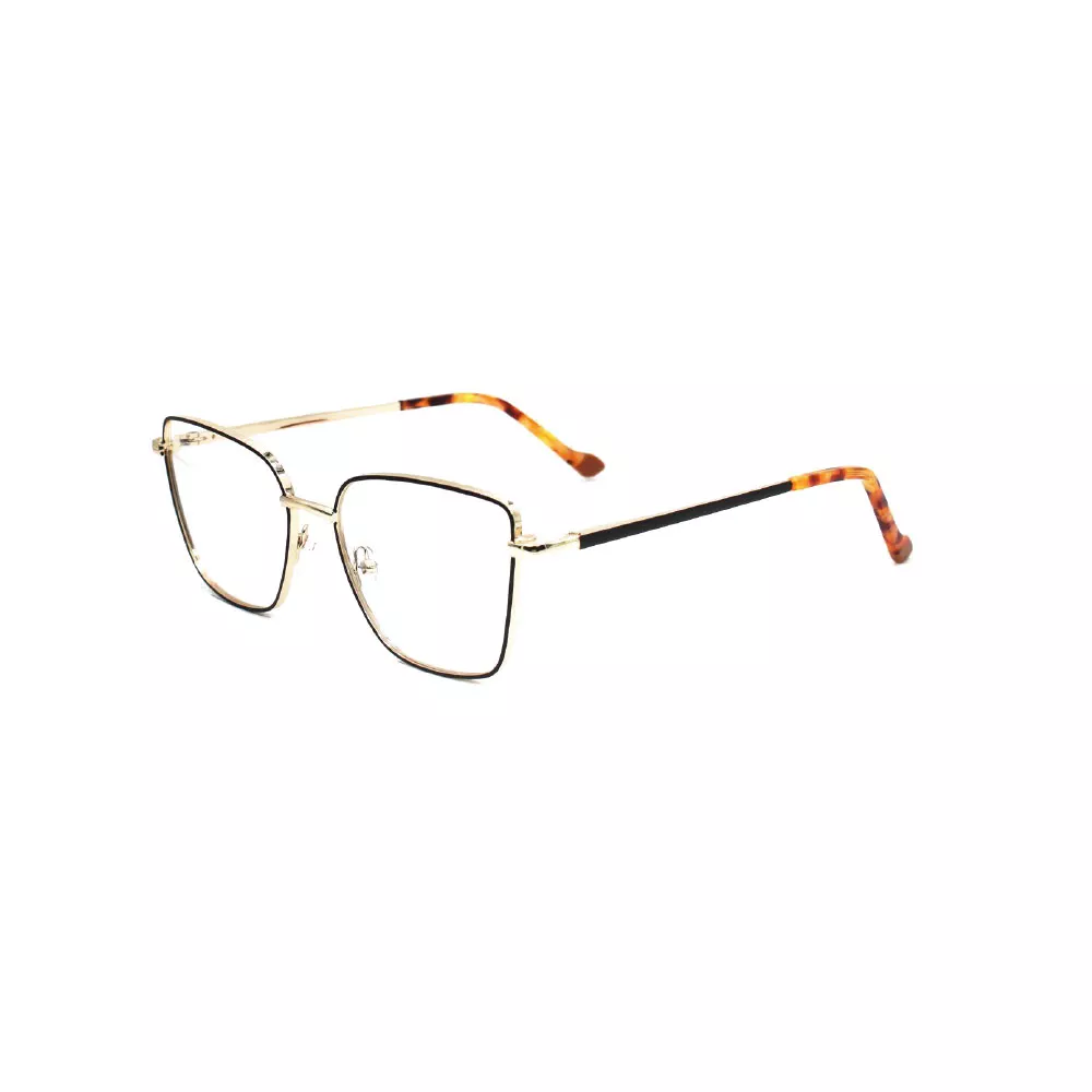 Gd Nice Quality Beautiful Women and Men Big Frame Metal Optical Frame