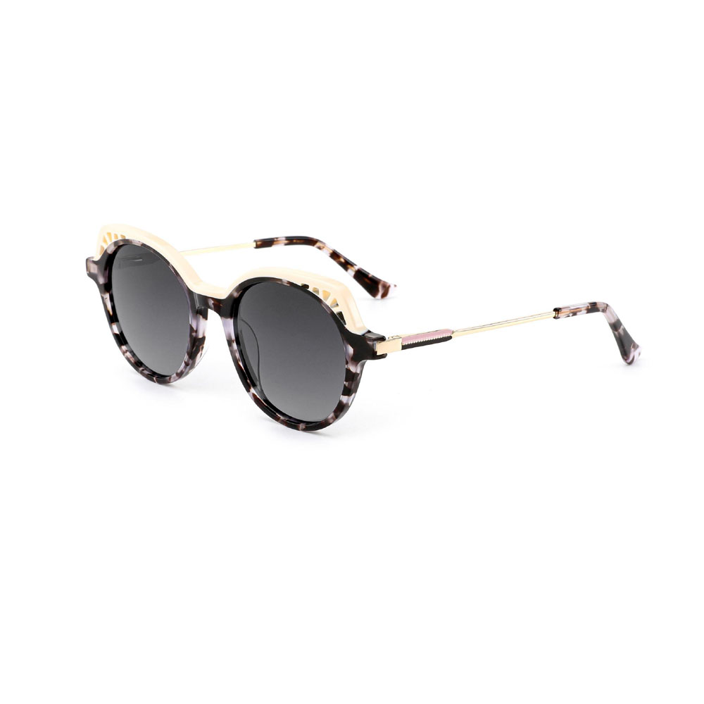 Gd Latest Fashioned Style Eyeglasses Shinny Hollow-out Acetate Women Sunglasses