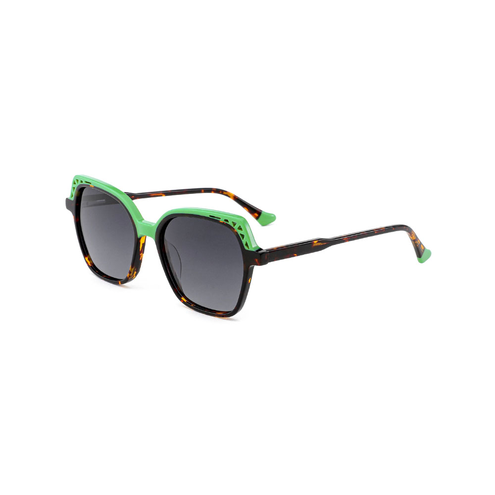 Gd Recommend Design Cat Eye Hollow-out Acetate Unisex Sunglasses