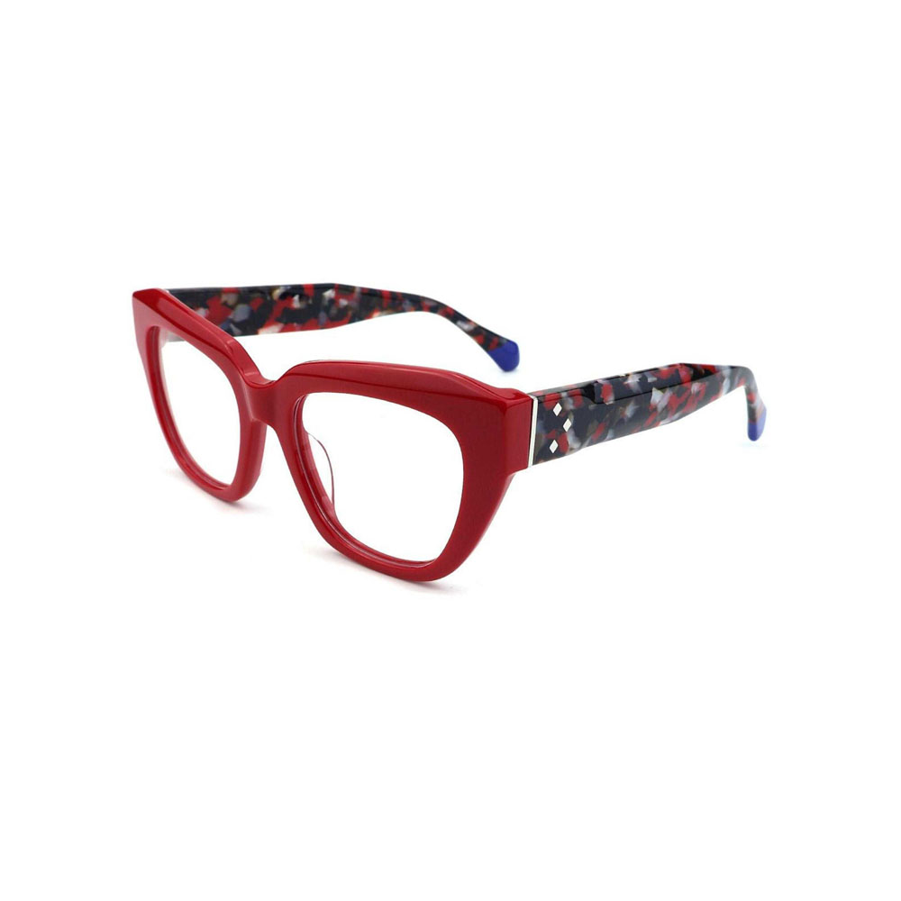 Gd Unique Frame Bright Color Beautiful Optical Women Acetate Eyewear