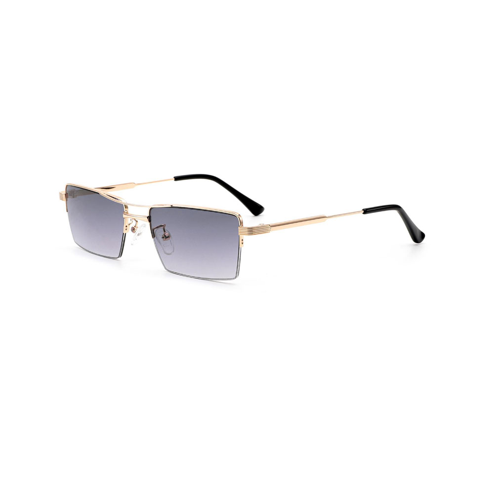 Gd Newest Model Rectangle Elegant Men Metal High Quality Sunglasses