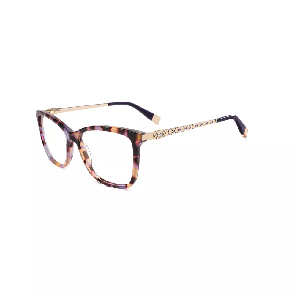 Gd Beautiful High Quality Metal Temple Acetate Women Optical Glasses