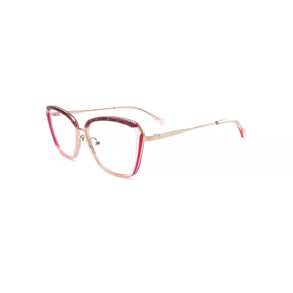 Gd Retro Acetate Rims Eyeglasses Unisex nala Metal Glasses Frame