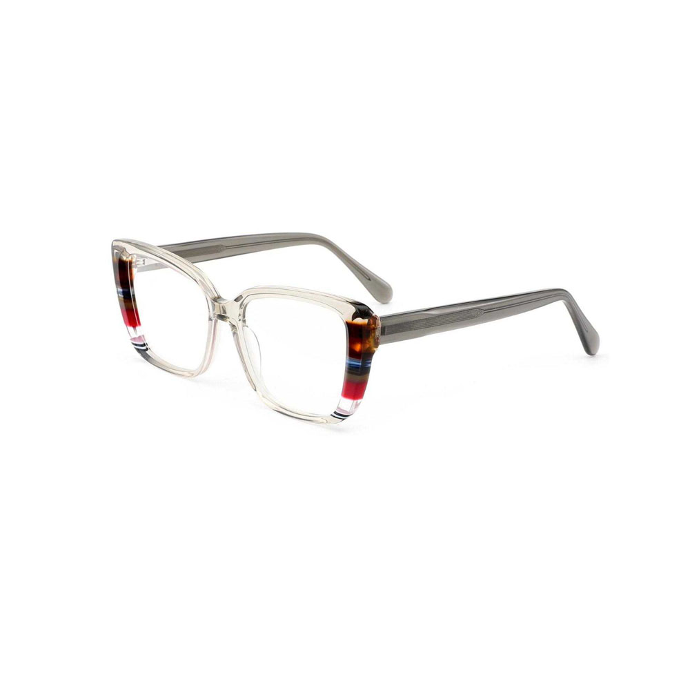 Gd Colorful High End Lamination Acetate Eyeglasses Frames Retro Optical Frames