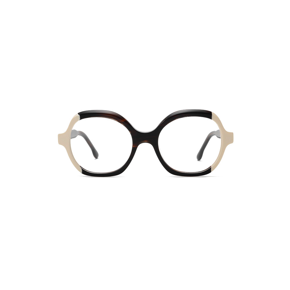 Gd Round Glasses Lamination Acetate Optical Frame Women Men Eyeglasses